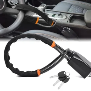 Steering Wheel Lock Universal Anti-Theft Device Heavy Duty Security Car Lock