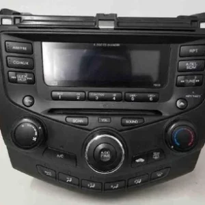 2003-2007 Honda Accord Sdn Radio Receiver & Screen CD Player W/o Navi Manual Oem
